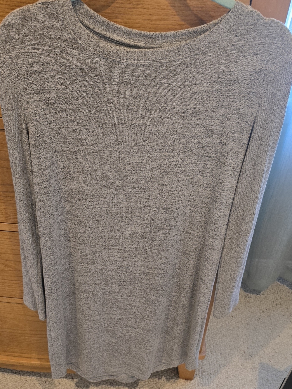 A New Day Gray Crewneck Sweaterdress, Women's XS